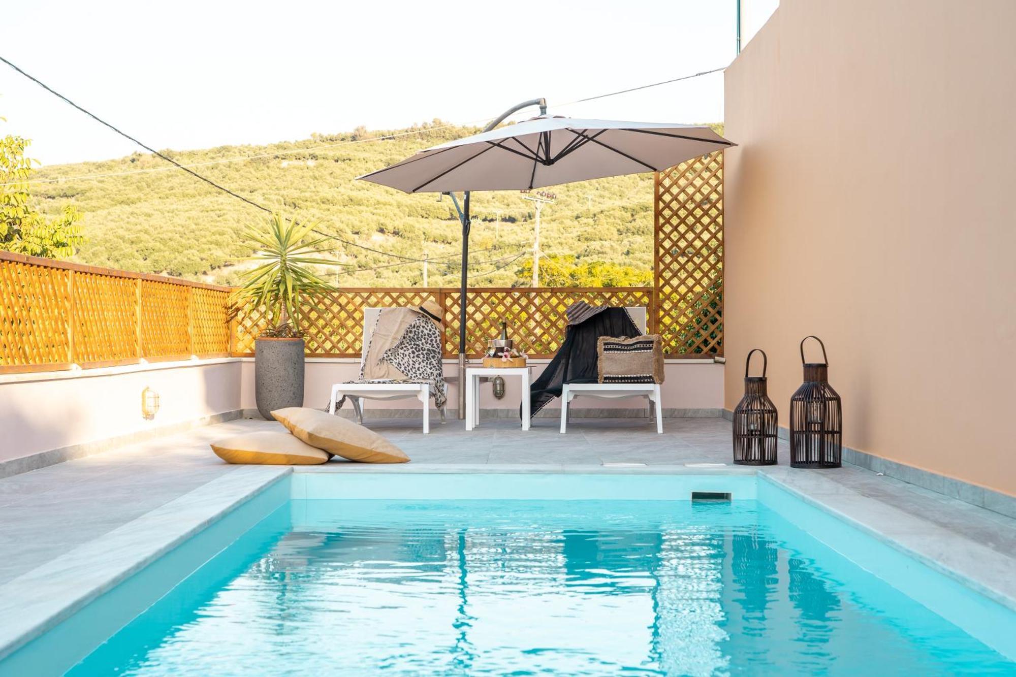Arch Houses - Sharing Pool Spiliá Exterior photo
