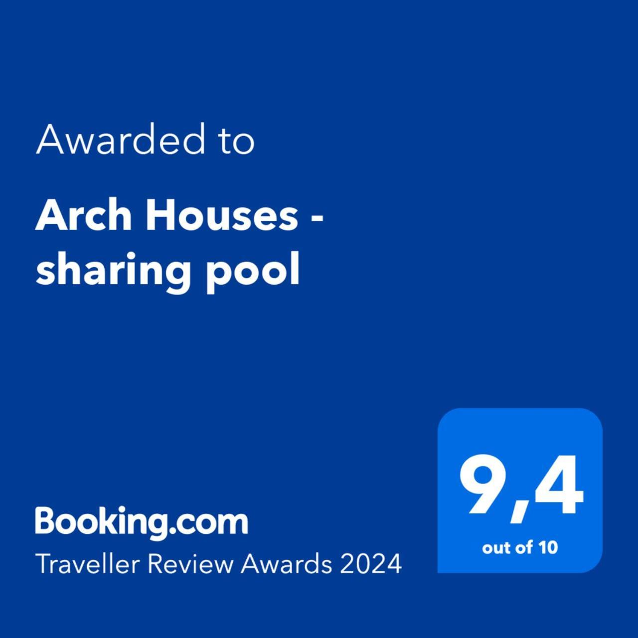 Arch Houses - Sharing Pool Spiliá Exterior photo